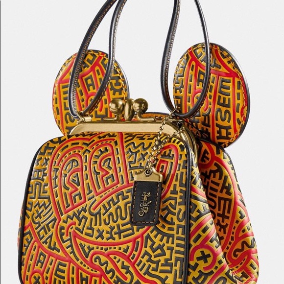 Disney Mickey Mouse X Keith Haring Kisslock Bag - Picture 8 of 10